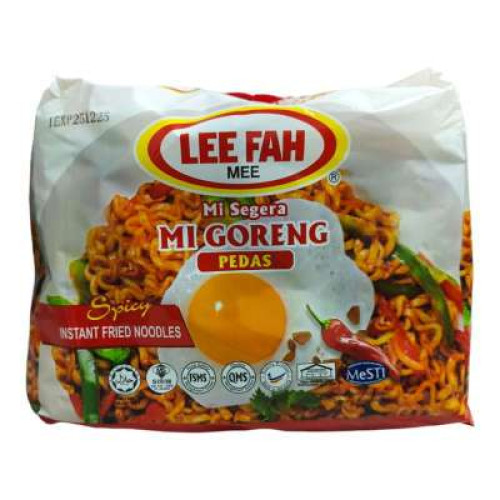 LEE FAH MI GORENG PEDAS 5X80G