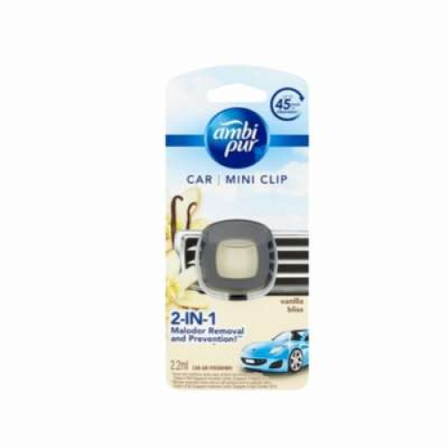 AMBIPUR CAR MINI CLIP VANILLA BLISS 2ML