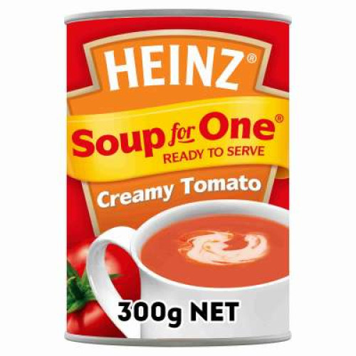 HEINZ SOUP FOR ONE: CREAMY TOMATO 300GM