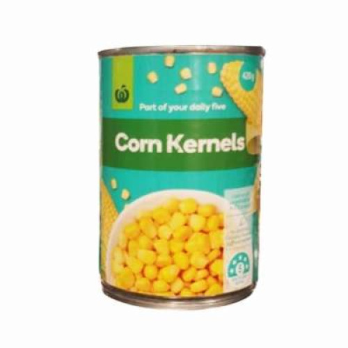 WOOLWORTHS CORN SWEET KERNEL 420G