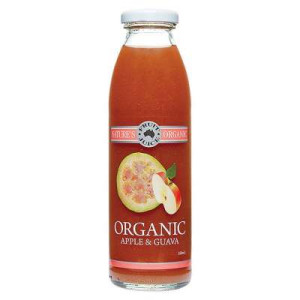 NATURES ORGANIC 100% APPLE & GUAVA JUICE 350ML NATURES ORGANIC 100% APPLE & GUAVA JUICE 350ML
