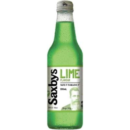 SAXBYS LIME 330ML