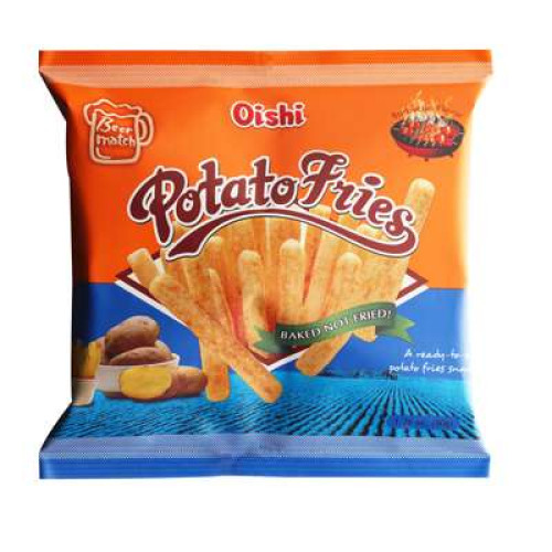 OISHI POTATO FRIES BARBECUE 50G