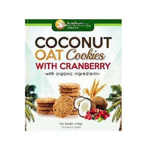 HEALTH PARADISE COCONUT OATS COOKIES 144G