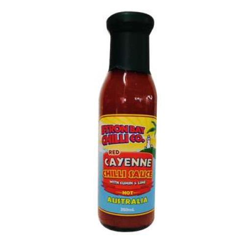 RED CAYENNE CHILLI SAUCE WITH CLIMIN & LIME  HOT 2