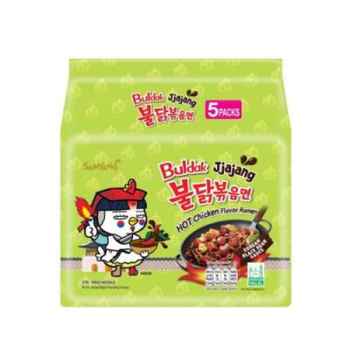 SAMYANG JJAJANG HOT CHICKEN RAMEN 140GX5'S