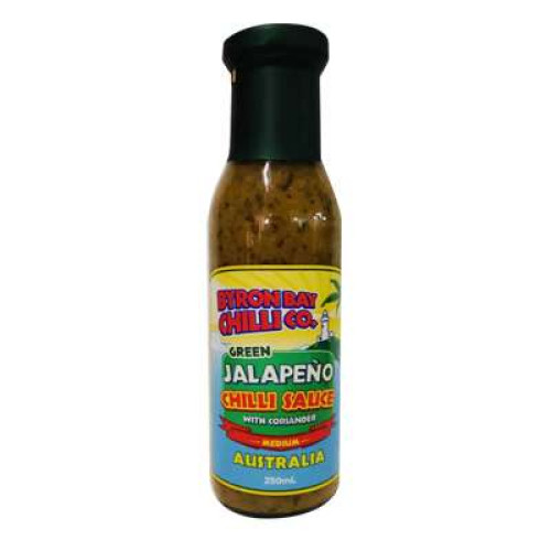 GREEN JALAPENO CHILLI SAUCE WITH CORIANDER 250ML