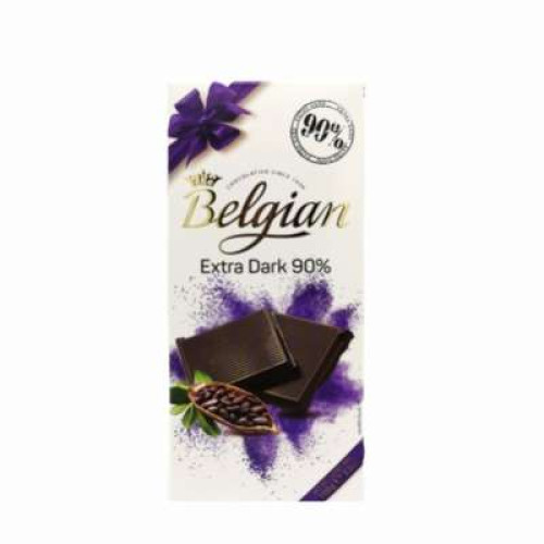 BELGIAN BAR DARK 90% 100G