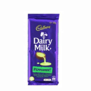 CADBURY DAIRY MILK PEPPERMINT 180G CADBURY DAIRY MILK PEPPERMINT 180G