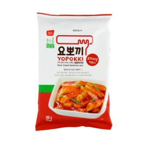 YOPOKKI HOT & SPICY RICE CAKE POUCH 280G