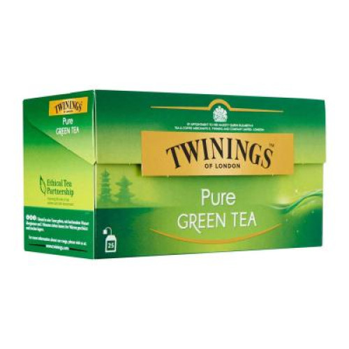 TWININGS PURE GREEN TEA 2G*25S