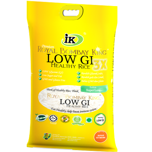 ROYAL BOMBAY KING 3X LOW GI HEALTHY RICE 5KG