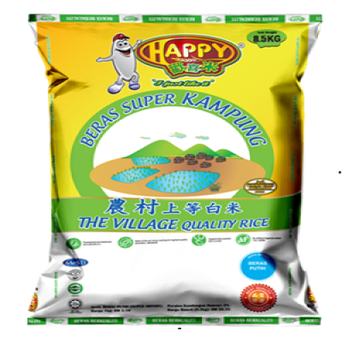 HAPPY THE VILLAGE QUALITY RIC 8.5KG