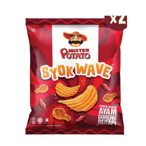 MISTER POTATO SYOK WAVE FRIED CHICKEN 55G