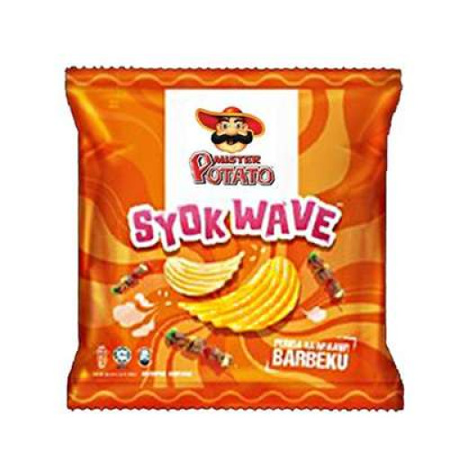 MISTER POTATO SYOK WAVE BBQ 55G