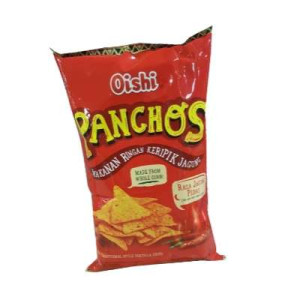 OISHI PANCHOS HOT & SPICY CORN 160G OISHI PANCHOS HOT & SPICY CORN 160G