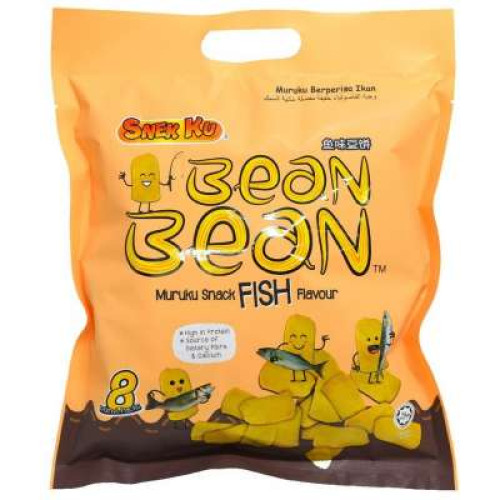 SNEK KU BEAN BEAN MURUKU F.PACK FISH 14G*8