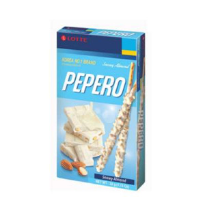 LOTTE PEPERO SNOWY ALMOND 32G LOTTE PEPERO SNOWY ALMOND 32G