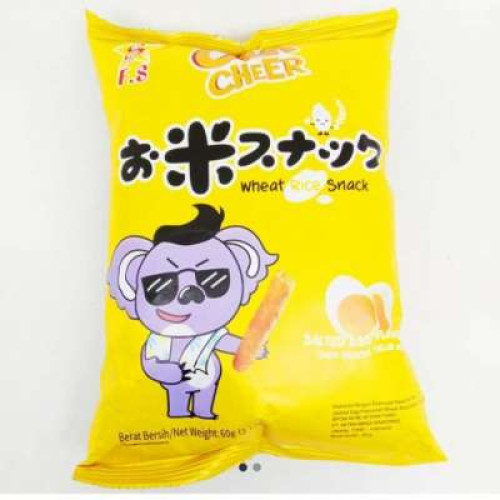 OLA CHEER WHEAT RICE SNACK SALTED EGG 60G