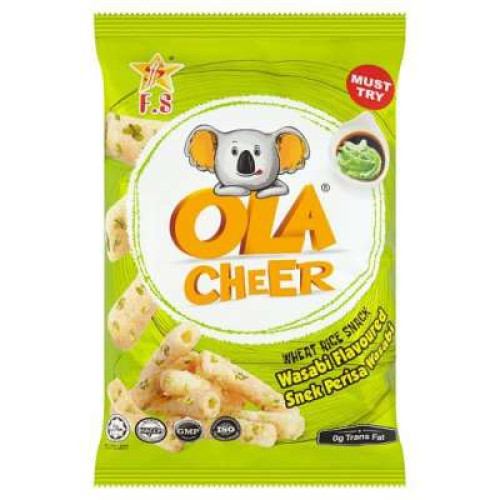 OLA CHEER WHEAT RICE SNACK WASABI 60G