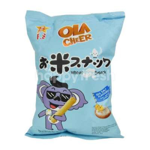 OLA CHEER WHEAT RICE SNACK SEA SALT 60G