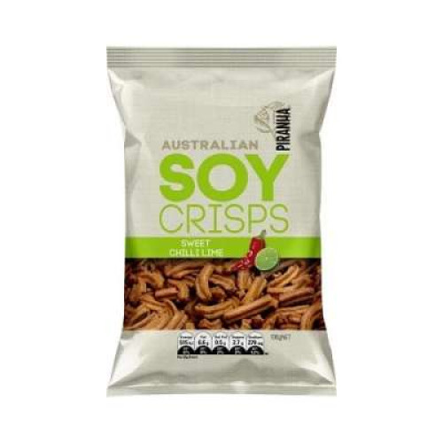 PIRANHA AUSTRALIAN SOY CRISPS - SWEET CHILLI LIME 