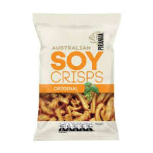 PIRANHA AUSTRALIAN SOY CRISPS - ORIGINAL 100GM PIRANHA AUSTRALIAN SOY CRISPS - ORIGINAL 100GM