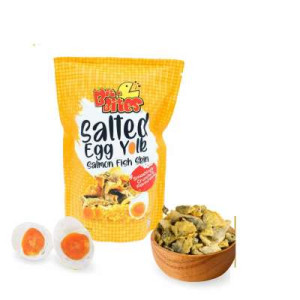 BIT BITES SALTED EGG YOLK SALMON FISH SKIN 80GM