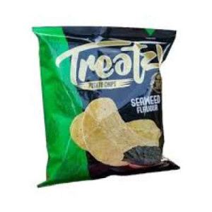TREATZ POTATO CHIPS SEAWEED FLAVOUR 60G TREATZ POTATO CHIPS SEAWEED FLAVOUR 60G