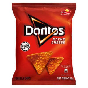 DORITOS NACHO CHEESE 65G DORITOS NACHO CHEESE 65G