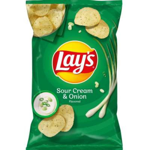 LAY'S P. CHIPS SOUR CREAM & ONION (CN) 180G