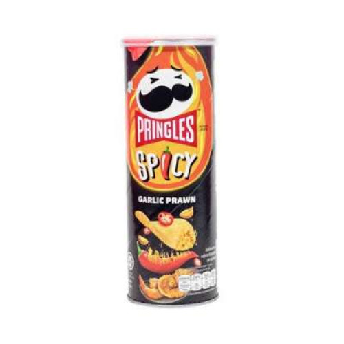 PRINGLES SPICY GARLIC PRAWN 102G