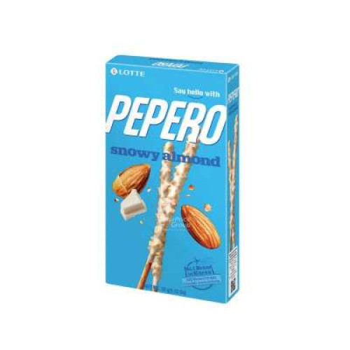 LOTTE PEPERO SNOWY ALMOND BIG PACK 256G 