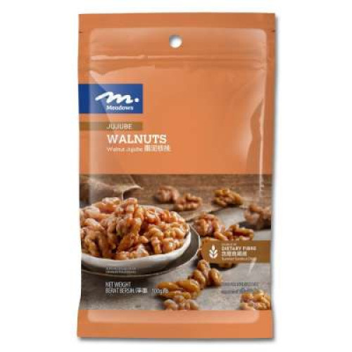 MEADOWS JUJUBE WALNUTS 100G