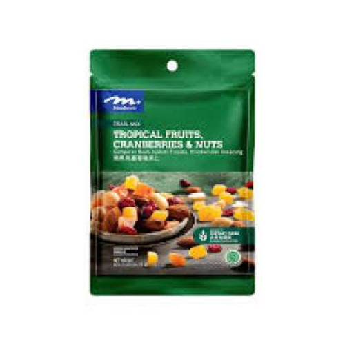 MEADOWS TROPICAL FRUITS CRANBERRIES  NUTS 100G