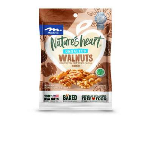 MEADOWS UNSALTED WALNUT 100G