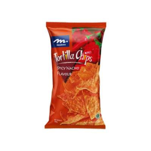 MEADOWS TORTILLA CHIPS SPICY NACHO FLV198G