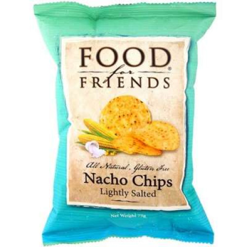 FOOD FOR FRIENDS YELLOW ROUND CHIPS 75G