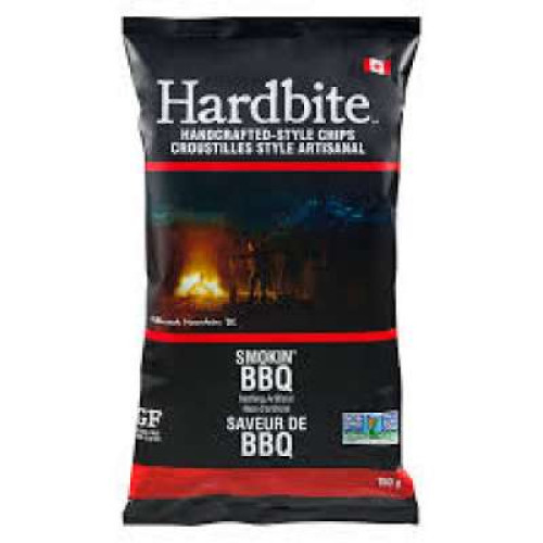 HARDBITES  SMOKIN BBQ POTATO CHIP 150G