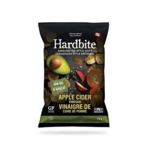 HARDBITES AP CIDER VINEGER AV OIL POTATO CHIPS 128