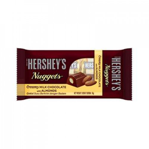 HERSHEYS NGGT 6P CREAMY M.CHOCO ALMD 56G