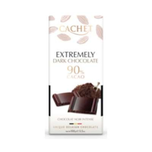 CACHET EXTREMELY DARK CHOCOLATE 90% 100G