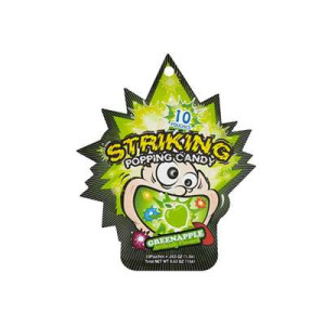 STRIKING POPPING CANDY GREEN APPLE 15G STRIKING POPPING CANDY GREEN APPLE 15G