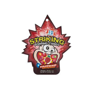 STRIKING POPPING CANDY STRAWBERRY 15G STRIKING POPPING CANDY STRAWBERRY 15G