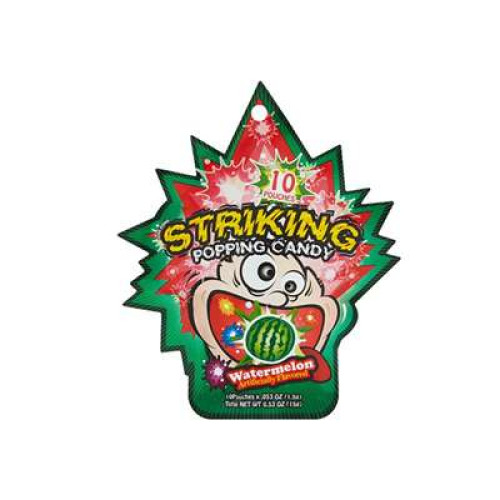 STRIKING POPPING CANDY WATERMELON 15G