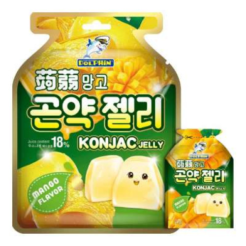 DOLPHIN KONJAC JELLY - MANGO 15'S