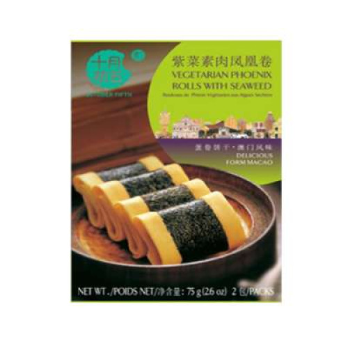 VEGETARIAN PHOENIX ROLLS WITH SEAWEED 75G