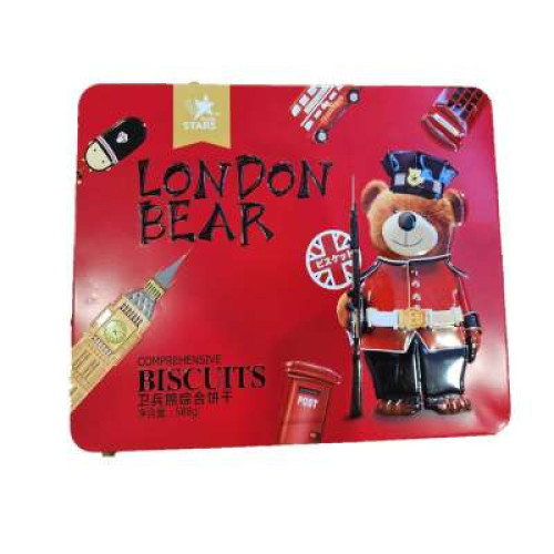 LONDON BEAR ASSORTED BISCUITS 588G