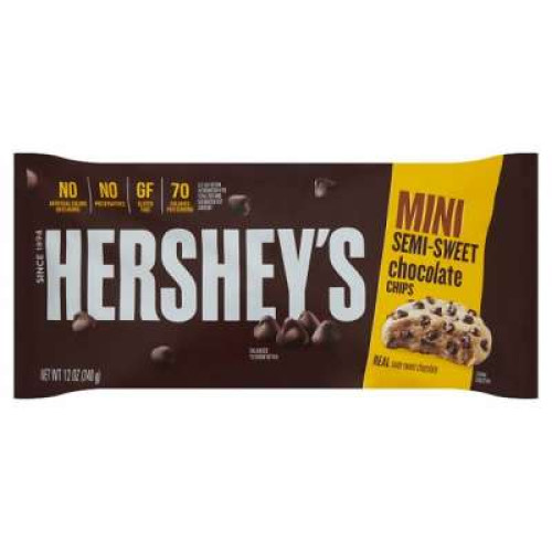 HERSHEYS MINI SEMI SWEET CHOCO CHIPS 340G