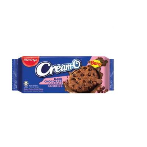 MUNCHY'S CREAM O COOKIES DARK CHOCOLATE 119G